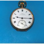 An early 20th century pocket watch in 9 carat gold case, the dial signed John Bennett Ltd, London