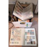 A collection of world stamps in stockbooks to include Spain and Portugal