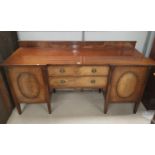 An early 20th century mahogany Georgian style sideboard by Waring & Gillows, Lancaster, with 2