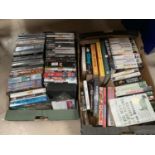 A selection of DVDs, videos etc
