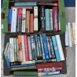 A large selection of hard back fiction books