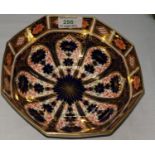An octagonal Royal Crown Derby Japan pattern fruit bowl