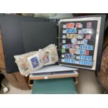 Six stamp albums and binders, large stockbook, world and B.C., FDC's; kiloware