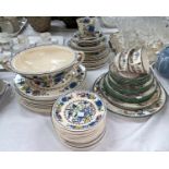 A selection of Mason's Regency dinner ware (app 44 pieces; a selection of Copeland Spode Chinese