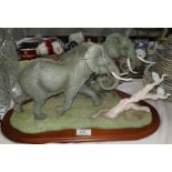 A Lenox limited edition elephant group: Savannah Run