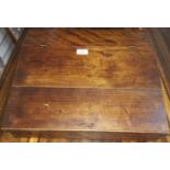 A 19th century mahogany writing slope with fitted interior