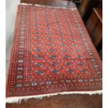 A Bokhara rug