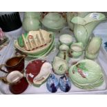Approximately 25 items of Carltonware: green leaf patter; Rouge Royale; etc.
