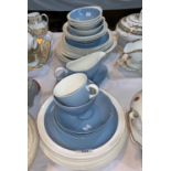 A Wedgwood "Summer Sky" part dinner and tea service, 26 pieces approx