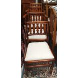 A set of 6 (4 plus 2) country style Ercol dining chairs