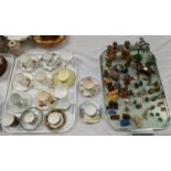 A selection of Crown Staffordshire matching bone china tea and coffee ware; other teaware; 3