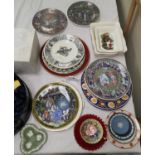 A Royal Doulton set of 6 "Dragon Master" collectors plates; other collectors' plates; decorative