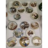 A collection of 16 reproduction pot lids