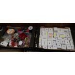 A large quantity of costume jewellery and jewellery boxes