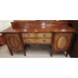 An early 20th century mahogany Georgian style sideboard by Waring & Gillows, Lancaster, with 2