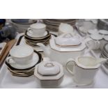 A Villeroy & Boch 'Black Pearl' part tea set of 22 pieces