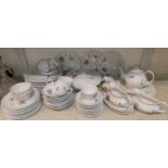 A large selection of Royal Doulton Tumbling Leaves bone china dinner ware (approx. 100 pieces)