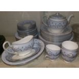 A Minton Grey Mist part dinner and tea service, 50 pieces approx