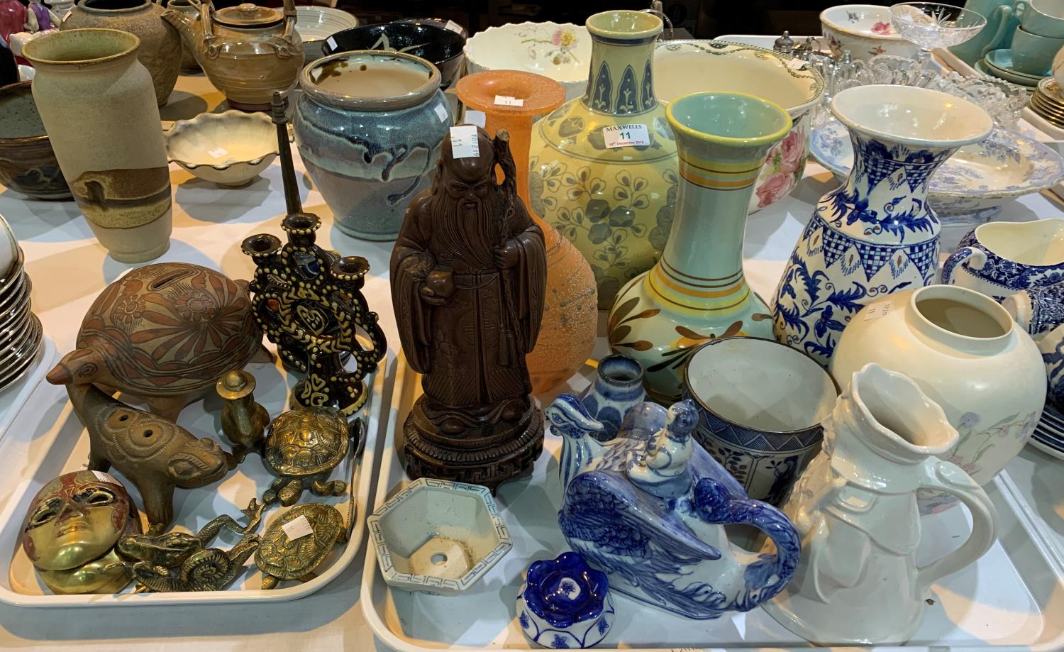 A selection of decorative china and glass