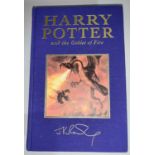 Rowling J.K.: Harry Potter and the Goblet of Fire, 1st edition, Bloomsbury, 2000;