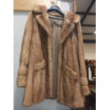 A honey mink jacket