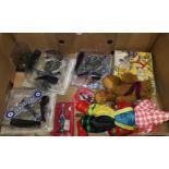 A selection of boxed diecast vehicles; other toys; etc.
