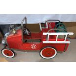 A child's vintage fire engine