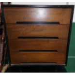 A 1960's chest of 4 drawers