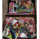 A collection of 2000 AD comics