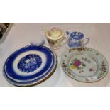 A Chinese floral dish; a selection of Royal Doulton; etc.