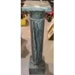 A marble column, height 102 cm