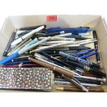 A collection of pens and propelling pencils