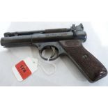 A Webley Premier air pistol