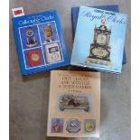 Three volumes: Royal Clocks, Jagger; Collectable Clocks 1840-1940, Shenton; Old Clocks and Watches