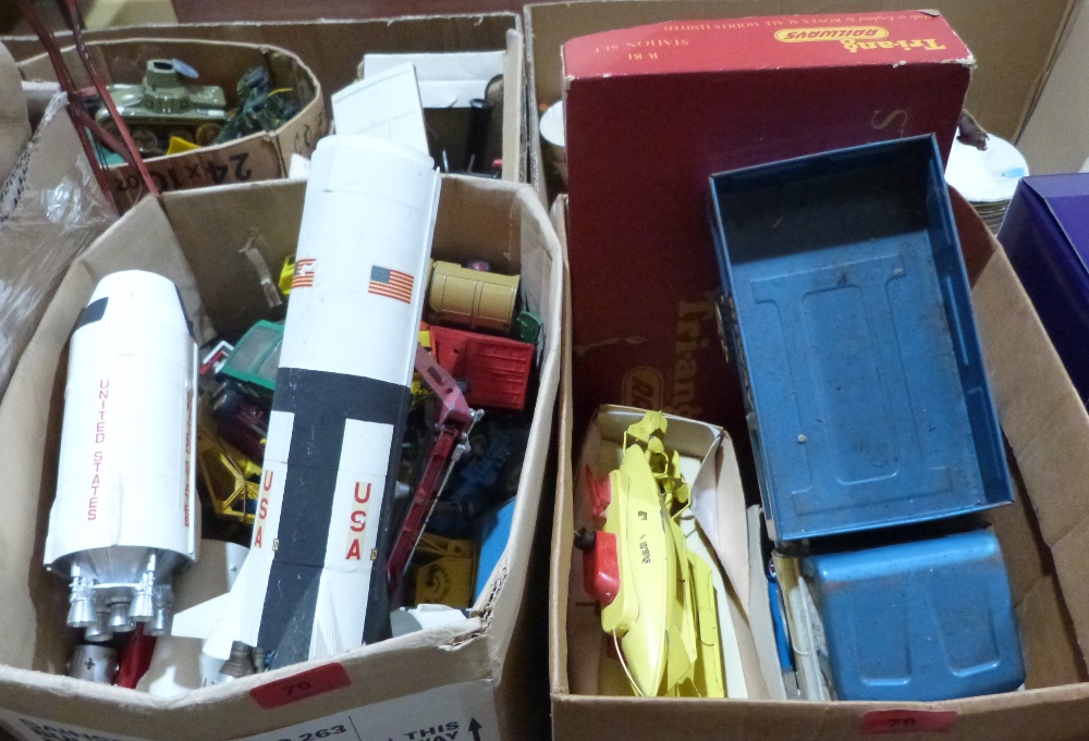 A collection of vintage toys