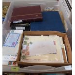 A large collection of stamps, albums, covers and loose