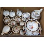 A Victorian part tea service, probably Coalport and another