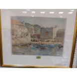 ROLAND SPENCER FORD. BRITISH 1902-1990 Dubrovnik. Signed. Watercolour 12' x 17'