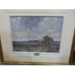STEPHEN REID. BRITISH 20TH CENTURY Harleigh Castle. Essex Marshes. Signed and inscribed.