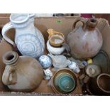 A collection of pottery. Prov: Estate of Islwyn Watkins