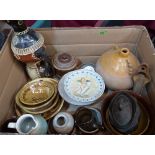 A collection of pottery and other ceramics. Prov: Estate of Islwyn Watkins