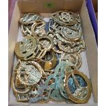 A collection of horse brasses