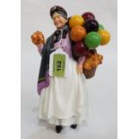 A Royal Doulton figure, Biddy Pennyfarthing HN 1843. 9' high