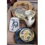 A collection of pottery by Islwyn Watkins. 1938-2018. Prov: Estate of Islwyn Watkins