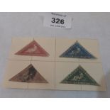 Four Victorian Cape of Good Hope stamps