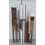 ISLWYN WATKINS. WELSH 1938-2018 Three wood assemblage artworks, the tallest 79' high