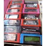 A collection of approx. 40 boxed model diecast buses