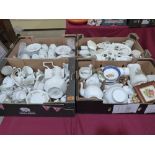 Four boxes of miscellaneous ceramics, teaware etc.