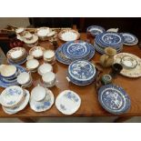 A quantity of tea and dinnerware