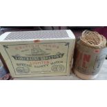 An advertising matchbox and a quantity of John Bull balertwine